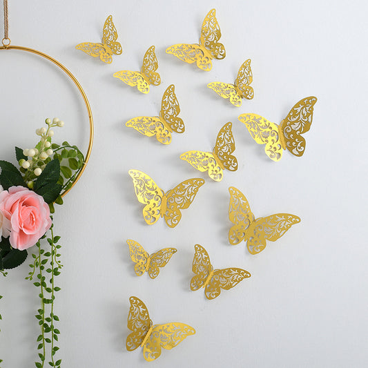 DIY 3D New 2025 Acrylic Mirror Butterflies for Wall Decor